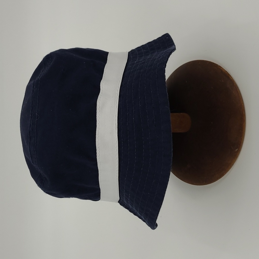 The Children's Place Navy/White Cotton Bucket Hat sz. M 7-8
